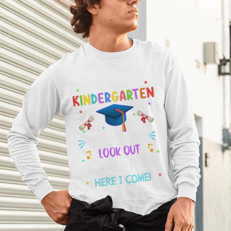 So Long Kindergarten Graduation Look Out 1st Grade 2025 Kids Premium Tri-Blend Unisex Long Sleeve T-Shirt