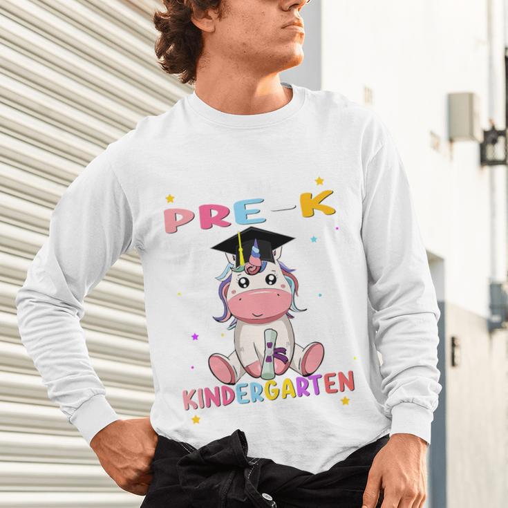 So Long Pre k Graduation 2025 Look Out Kindergarten Girls Premium Tri-Blend Unisex Long Sleeve T-Shirt