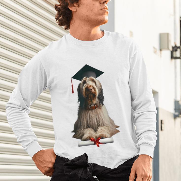 Spinone Italiano Dog Graduation Cap School Graduate Owner Men Women Kids Unisex Long Sleeve T-Shirt
