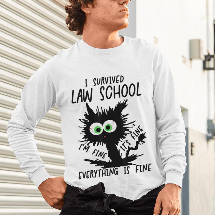 I Survived Law School Graduation 2025 2026 Unisex Long Sleeve T-Shirt