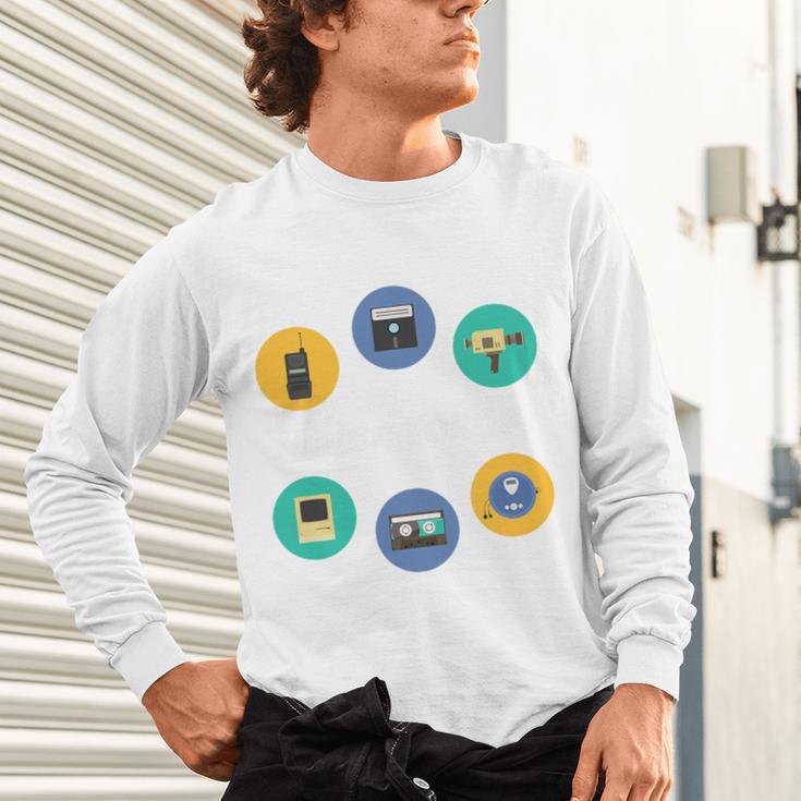 Throwback Thursday Never Forget Nostalgia 80's Retro Premium Tri-Blend T-Shirt Unisex Long Sleeve T-Shirt