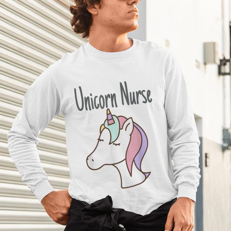 Unicorn RN GraduationShirt Nurse Shirts Unisex Long Sleeve T-Shirt