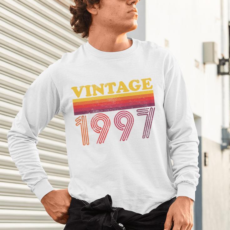 Vintage 1997 Retro Style 90's Born Nostalgia Vibes Birthday Premium Tri-Blend Unisex Long Sleeve T-Shirt Vintage 1997 Retro Style 90's Born Nostalgia Vibes Birthday Premium Tri-Blend Unisex Long Sleeve T-Shirt