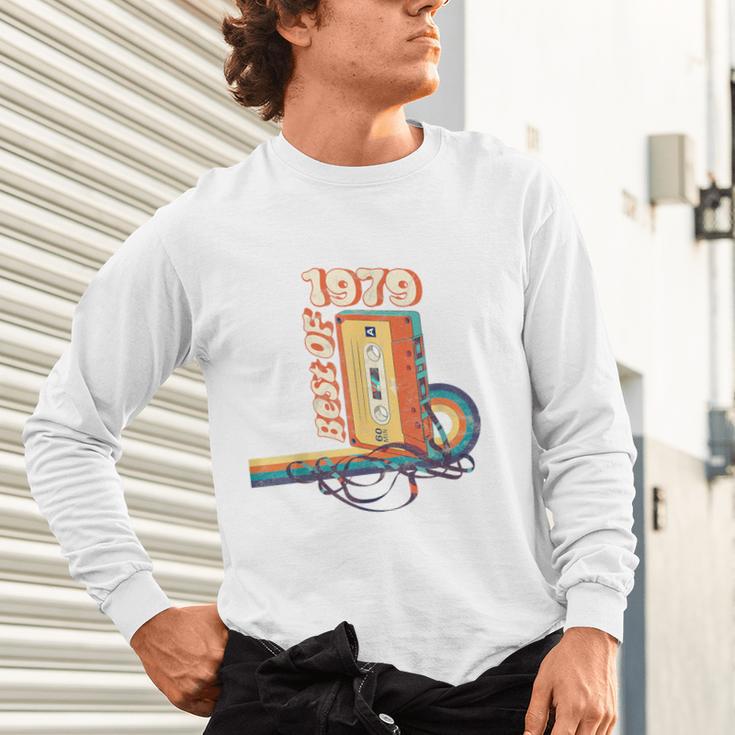 Vintage Best Of 1979 41st Birthday Graduation Cassette Tape Unisex Long Sleeve T-Shirt