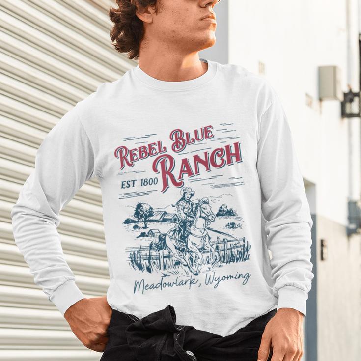 Western Book Love Cowboy Reader Bookish Bookworm Cowgirl Unisex Long Sleeve T-Shirt