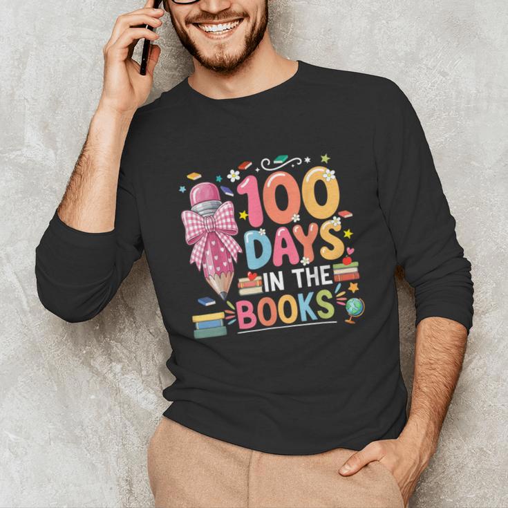 100th Day Of School Teacher Floral 100 Days In The Books Unisex Long Sleeve T-Shirt 100th Day Of School Teacher Floral 100 Days In The Books Unisex Long Sleeve T-Shirt