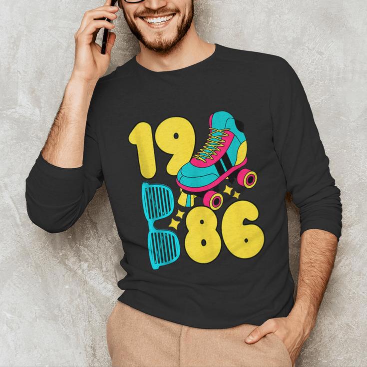 1986 Retro Raised In The 80s Old School Nostalgia Vibes Unisex Long Sleeve T-Shirt