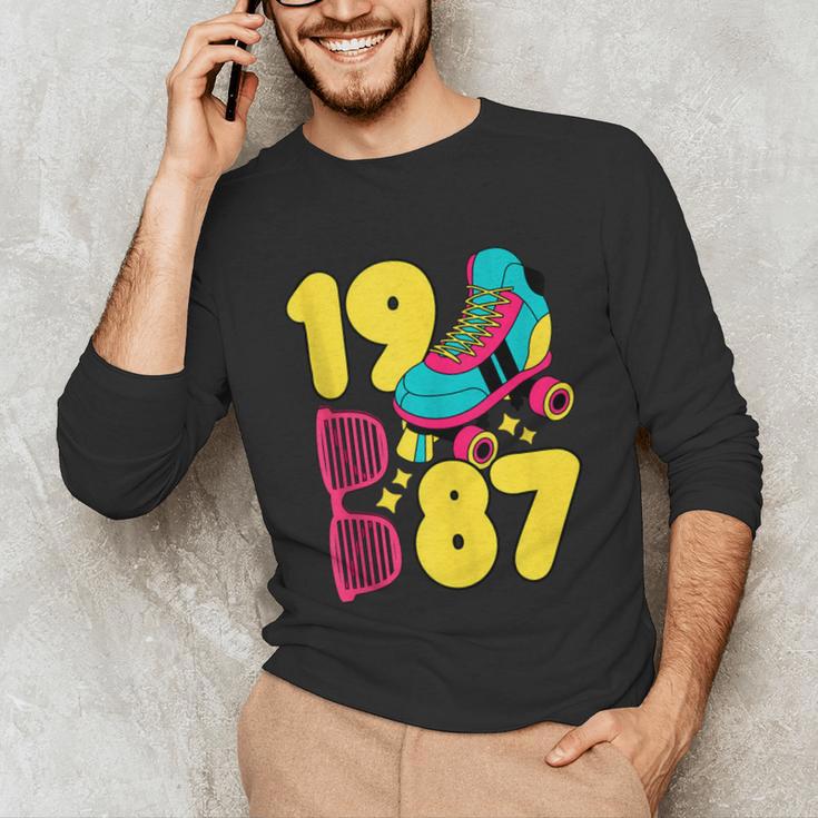 1987 Retro Raised In The 80s Old School Nostalgia Vibes Unisex Long Sleeve T-Shirt