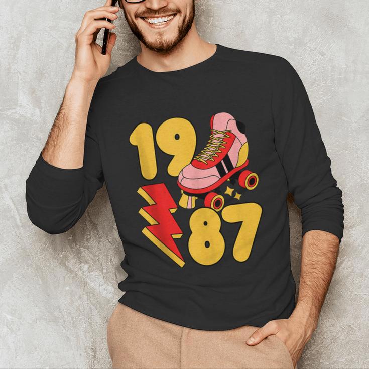 1987 Retro Roller Skate Vintage 80s Nostalgia Collector Unisex Long Sleeve T-Shirt