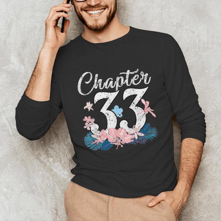 1988 Happy Birthday Chapter 33 Year Old Women Book Lover Unisex Long Sleeve T-Shirt