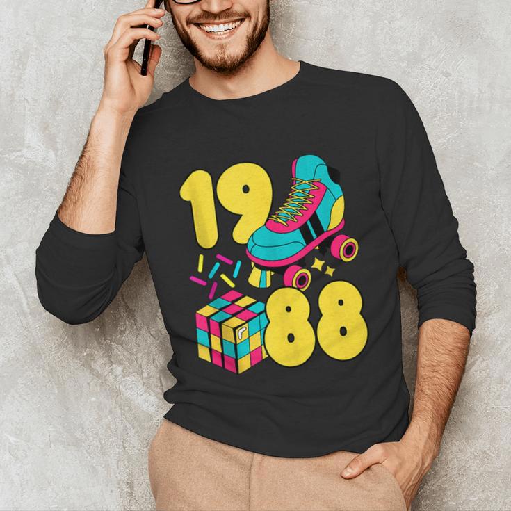 1988 Retro Raised In The 80s Old School Nostalgia Vibes Unisex Long Sleeve T-Shirt