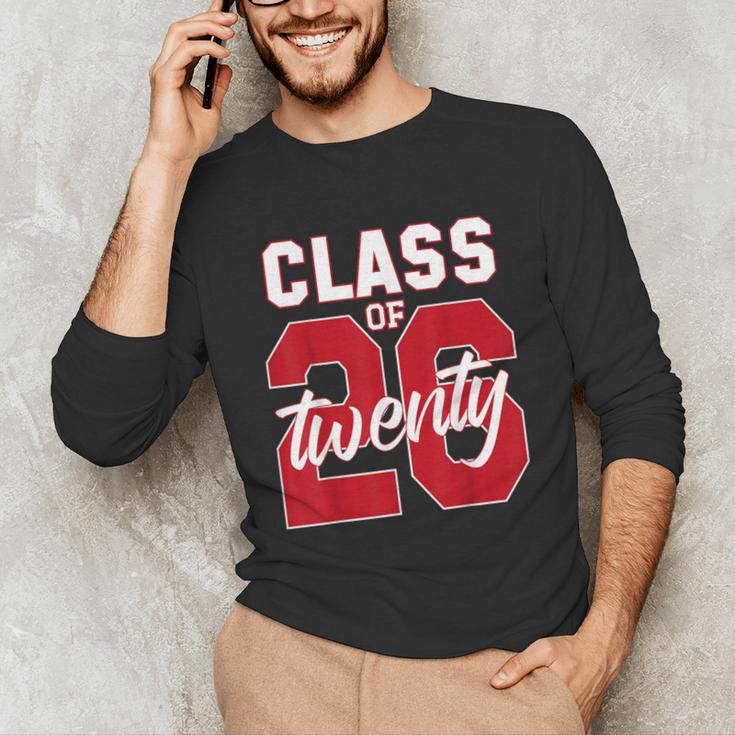 2 Sided Class Of 2026 Senior 2026 Graduation Unisex Long Sleeve T-Shirt
