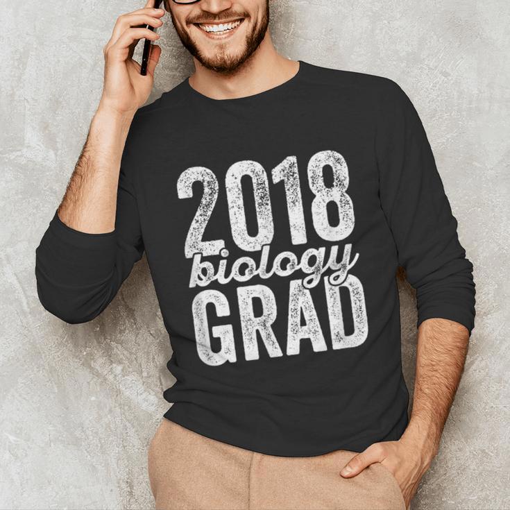 2018 Biology Graduation Biologist Graduate Degree Unisex Long Sleeve T-Shirt