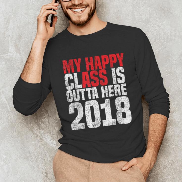 2018 Senior Graduation My Happy Class Shirt Unisex Long Sleeve T-Shirt