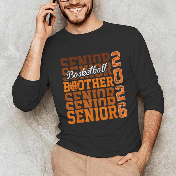 2026 Basketball Senior Brother Graduation Matching Family Unisex Long Sleeve T-Shirt