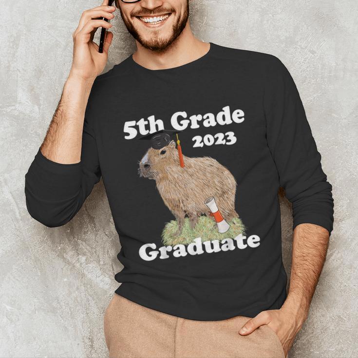 5th Grade Graduation Class Of 2023 Capybara Fifth Graduate Unisex Long Sleeve T-Shirt