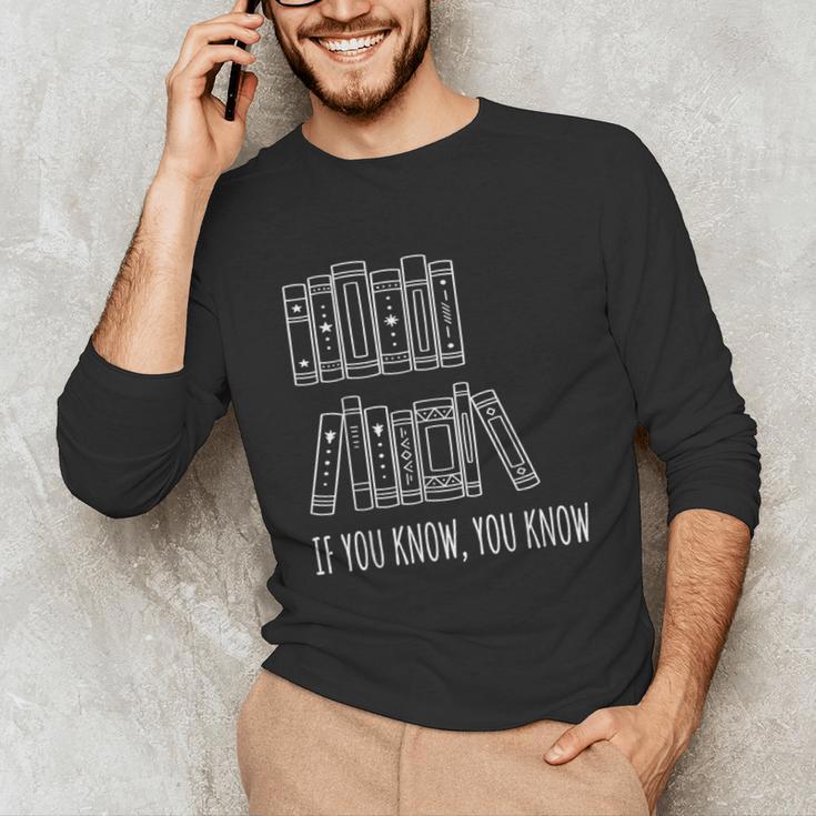 6 7 If You Know You Know Books Six Seven Meme Unisex Long Sleeve T-Shirt