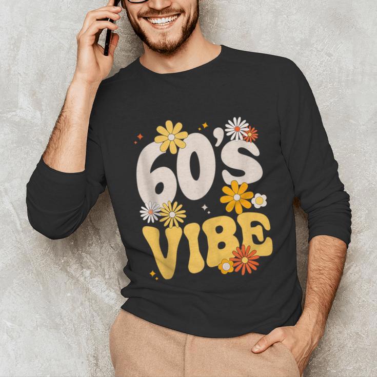 60's Vibe Vintage Nostalgia Mixtape Era 1960s Party Groovy Unisex Long Sleeve T-Shirt