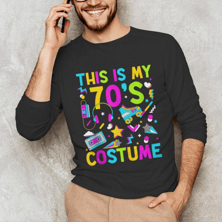 This Is My 70's Costume Nostalgia Mixtape Era 1970s Party Unisex Long Sleeve T-Shirt This Is My 70's Costume Nostalgia Mixtape Era 1970s Party Unisex Long Sleeve T-Shirt