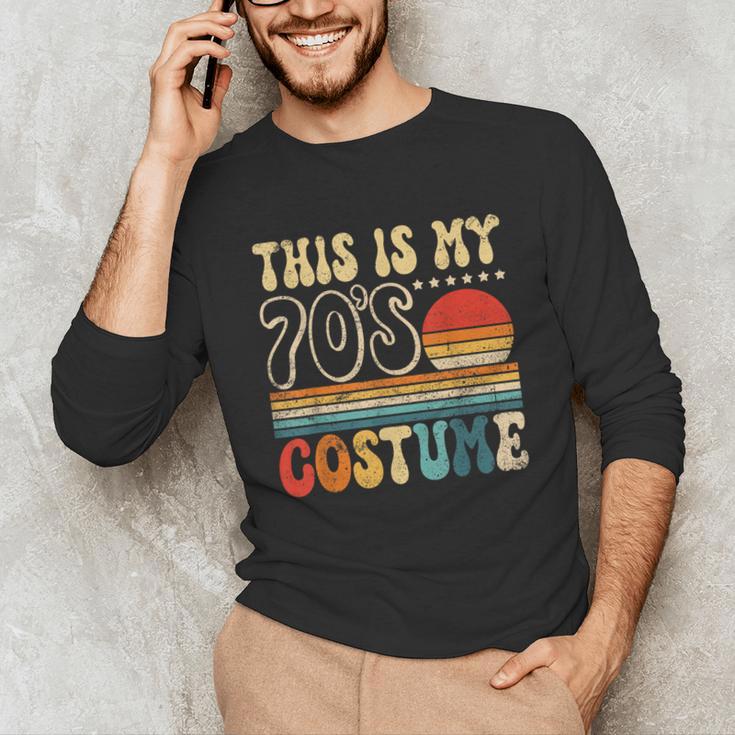 This Is My 70s Costume Vintage Nostalgia Mixtape 1970s Party Unisex Long Sleeve T-Shirt This Is My 70s Costume Vintage Nostalgia Mixtape 1970s Party Unisex Long Sleeve T-Shirt