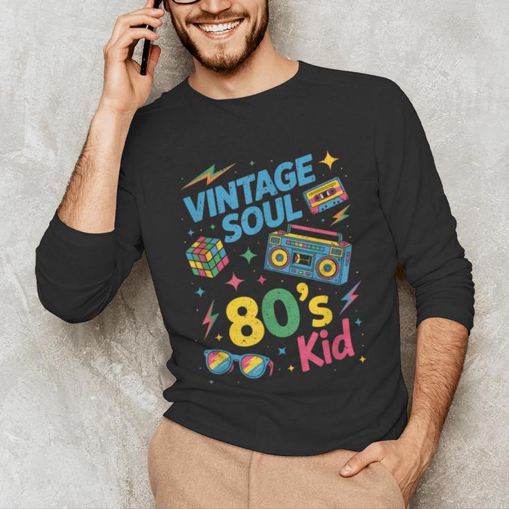 80’s Kid Nostalgia Retro Music Lover Retro 1980s Throwback Unisex Long Sleeve T-Shirt 80’s Kid Nostalgia Retro Music Lover Retro 1980s Throwback Unisex Long Sleeve T-Shirt
