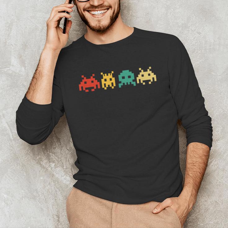 80s Video Game Vintage Nostalgia Retro Arcade Novelty Unisex Long Sleeve T-Shirt