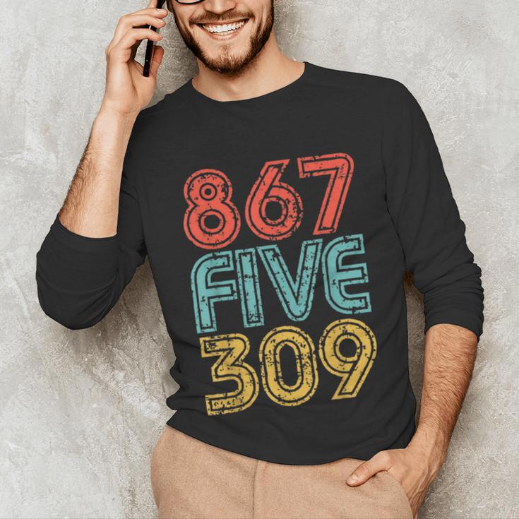 8675309 Retro Vintage 80's 90's Music Nostalgia Unisex Long Sleeve T-Shirt 8675309 Retro Vintage 80's 90's Music Nostalgia Unisex Long Sleeve T-Shirt