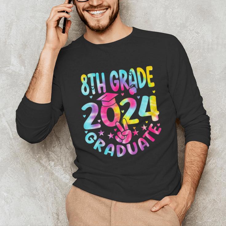 8th Grade Graduate 2024 Graduation Last Day Of School Tie Unisex Long Sleeve T-Shirt