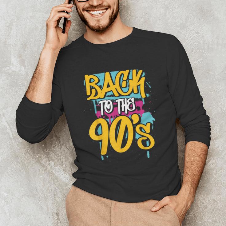 90's Nineties 1990s Nostalgia Unisex Long Sleeve T-Shirt 90's Nineties 1990s Nostalgia Unisex Long Sleeve T-Shirt