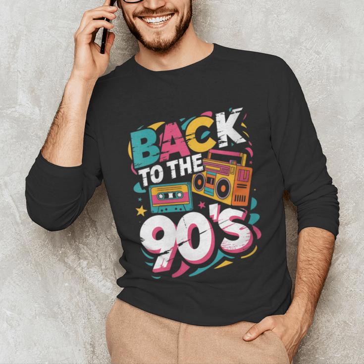 90's Nineties Nostalgia Costume Party Back To The 90s Unisex Long Sleeve T-Shirt