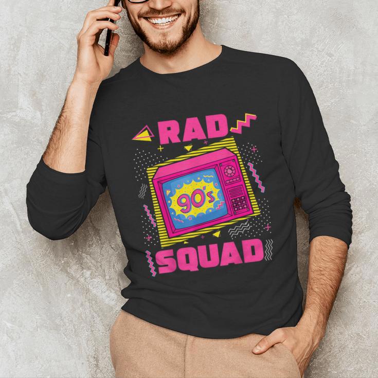 90s Rad Squad Retro Television 90s Aesthetic Nostalgia Unisex Long Sleeve T-Shirt