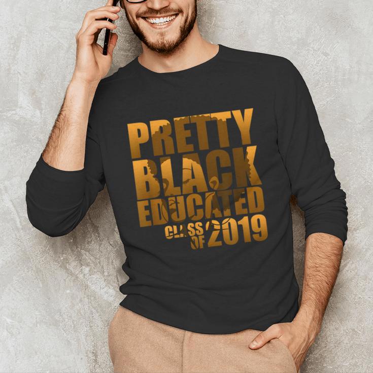 African American Girl Graduation Shirt Senior 2019 Unisex Long Sleeve T-Shirt