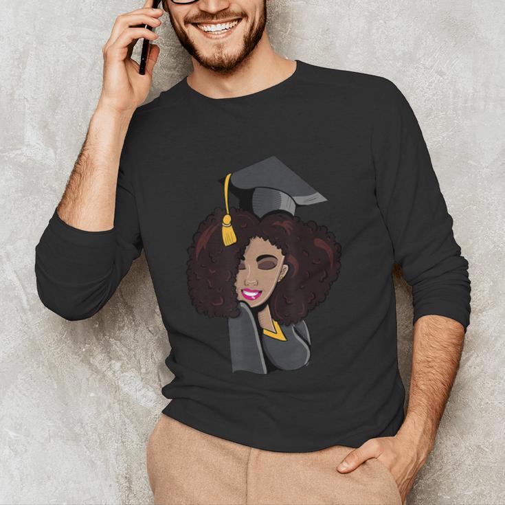 African Woman Educated Graduation 2019 Proud Unisex Long Sleeve T-Shirt