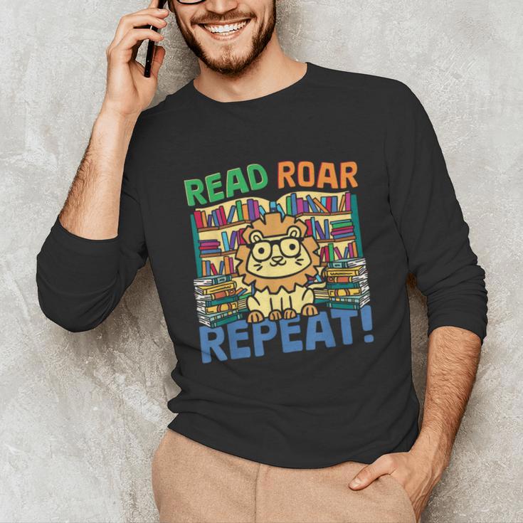 Animals Read Reading Book Library First Day Of School Kids Unisex Long Sleeve T-Shirt Animals Read Reading Book Library First Day Of School Kids Unisex Long Sleeve T-Shirt