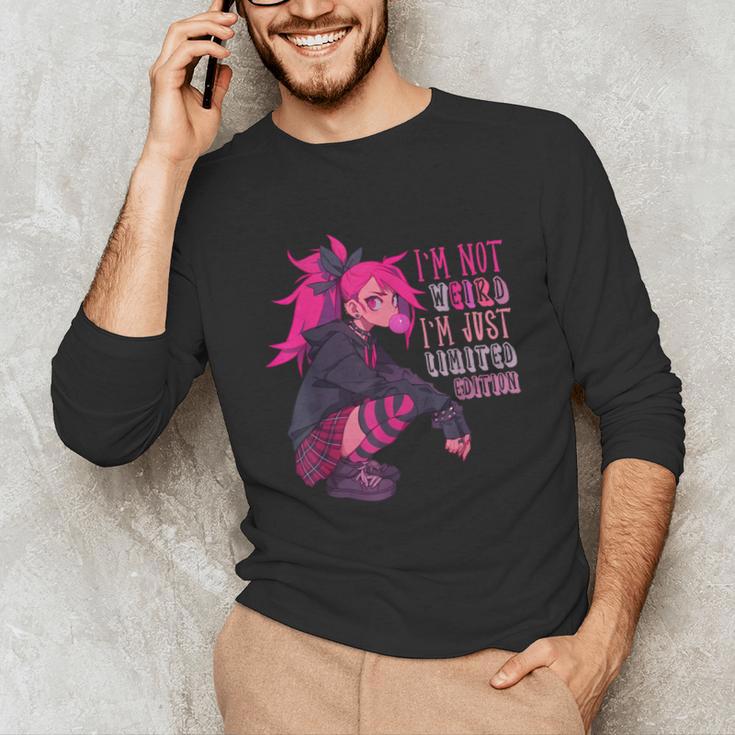 Anime Girl I'm Not Weird Just Limited Edition Introvert Goth Unisex Long Sleeve T-Shirt Anime Girl I'm Not Weird Just Limited Edition Introvert Goth Unisex Long Sleeve T-Shirt