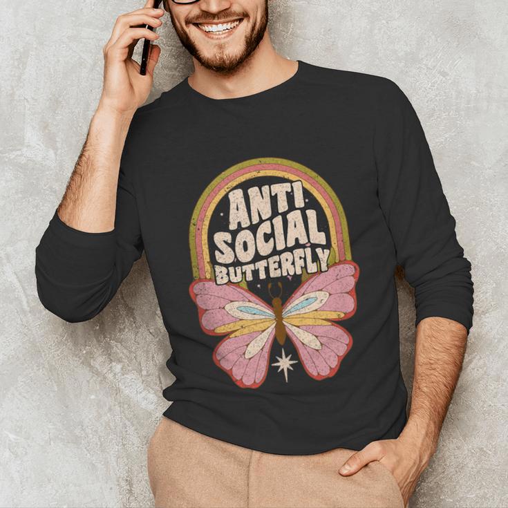 Anti-Social Introvert Butterfly Lover Unisex Long Sleeve T-Shirt Anti-Social Introvert Butterfly Lover Unisex Long Sleeve T-Shirt