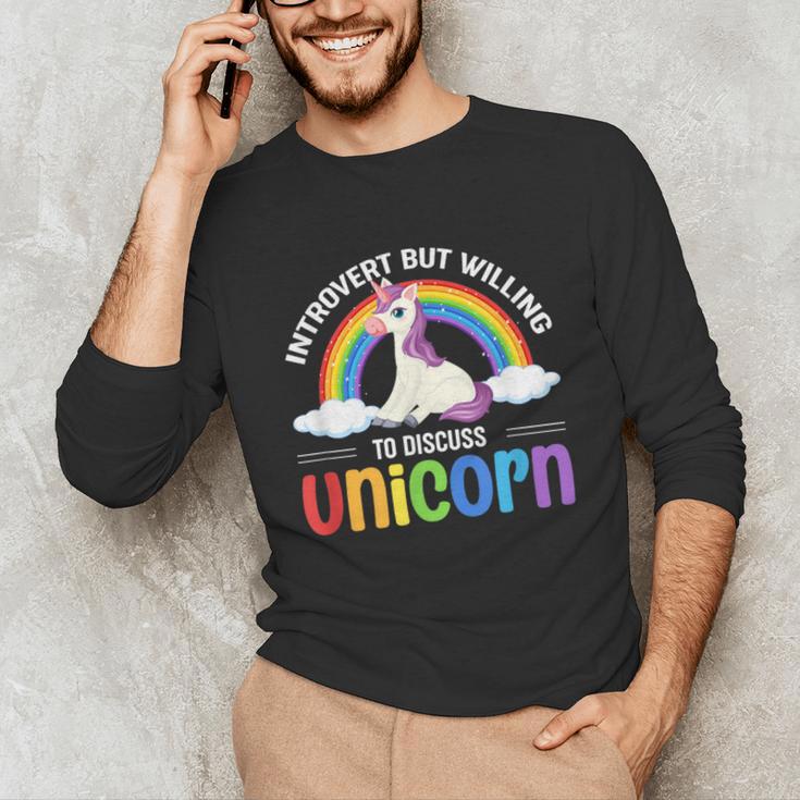Anti Social Introvert Unicorn Lover Unicorns Unisex Long Sleeve T-Shirt Anti Social Introvert Unicorn Lover Unicorns Unisex Long Sleeve T-Shirt
