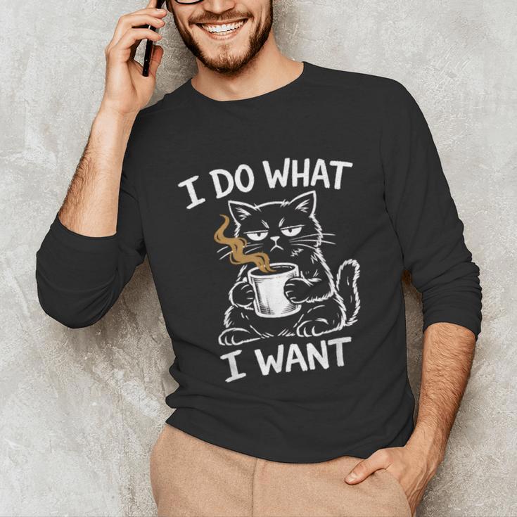 Antisocial Introvert Cat Coffee Sarcastic Attitudes Graphic Unisex Long Sleeve T-Shirt Antisocial Introvert Cat Coffee Sarcastic Attitudes Graphic Unisex Long Sleeve T-Shirt