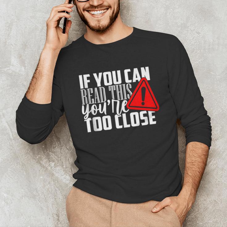 Antisocial Keep Away Sarcastic Bad Attitude Introvert Unisex Long Sleeve T-Shirt