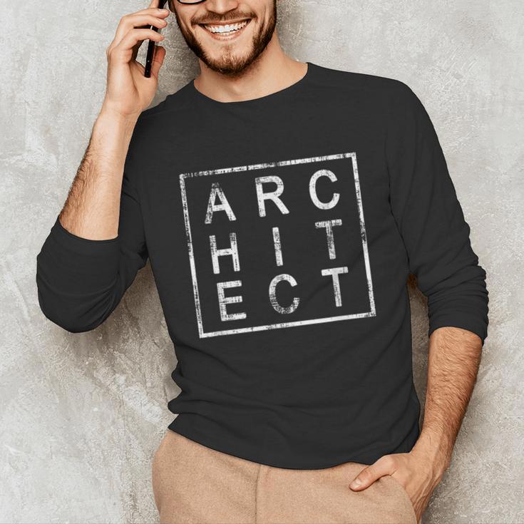Architect Graduation Men & Women Architects Square Unisex Long Sleeve T-Shirt