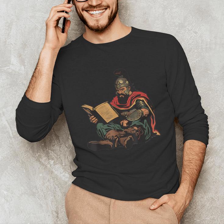Attila The Hun Reading A Book Unisex Long Sleeve T-Shirt