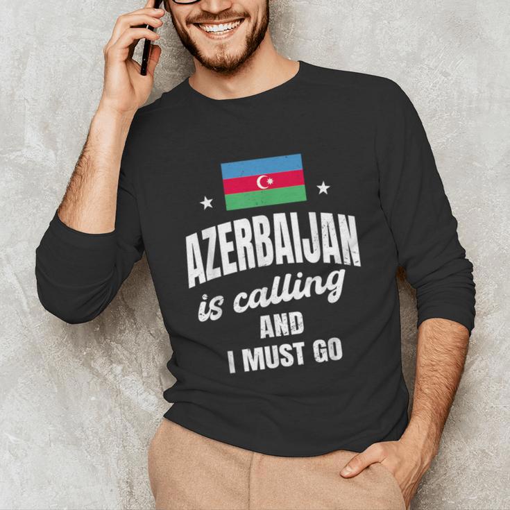 Azerbaijan Lover Saying Azeri Nostalgia Unisex Long Sleeve T-Shirt Azerbaijan Lover Saying Azeri Nostalgia Unisex Long Sleeve T-Shirt