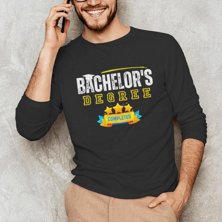 Bachelors Degree Graduation Senior Celebration Grad Party Unisex Long Sleeve T-Shirt
