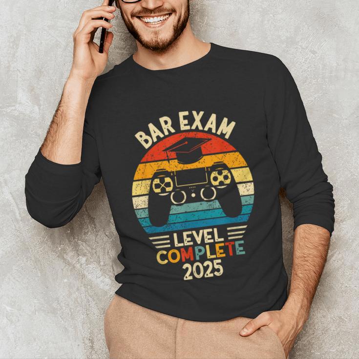 Bar Exam Level Complete 2025 Lawyer Law School Graduation Unisex Long Sleeve T-Shirt