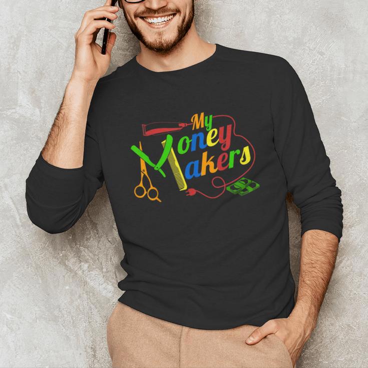 Barbering Tools Barber School Graduation Gear T-Shirt Unisex Long Sleeve T-Shirt