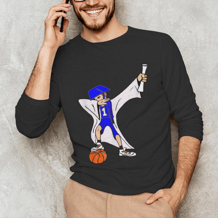Basketball Dabbing Shirt Senior Graduation Him Her Unisex Long Sleeve T-Shirt