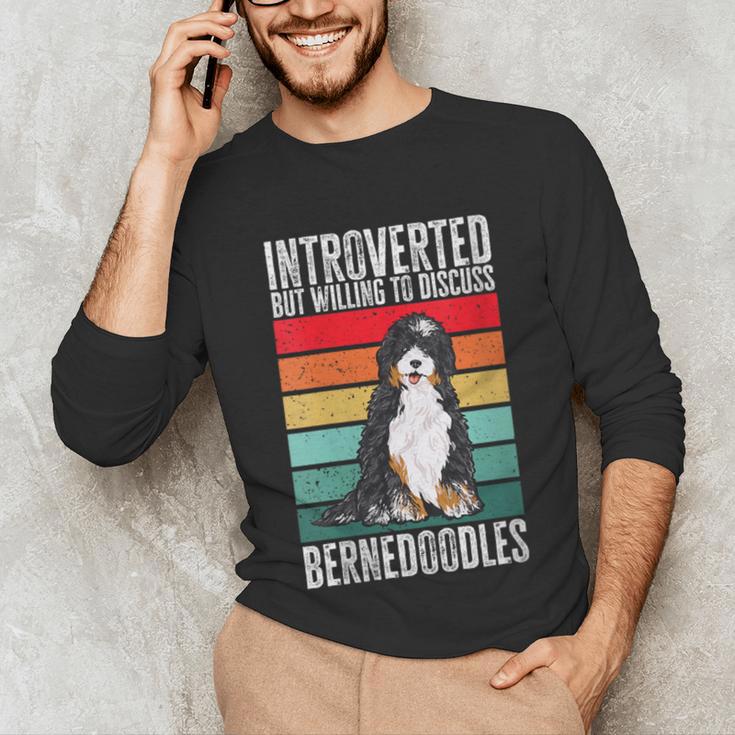 Bernedoodle Dog Introvert Bernedoodle Unisex Long Sleeve T-Shirt Bernedoodle Dog Introvert Bernedoodle Unisex Long Sleeve T-Shirt