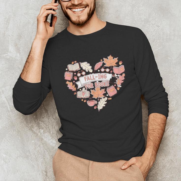 Big Book And Fall Heart Unisex Long Sleeve T-Shirt Big Book And Fall Heart Unisex Long Sleeve T-Shirt