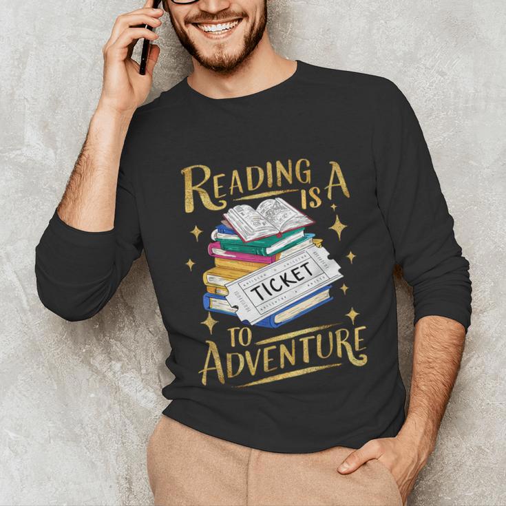Book Adventure Library Student Teacher Book Unisex Long Sleeve T-Shirt