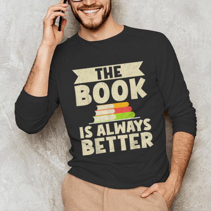 The Book Is Always Better Thriller Unisex Long Sleeve T-Shirt